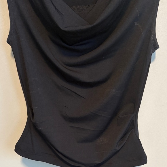 H&M Black Cowl Neck Tank Top - Picture 4 of 4